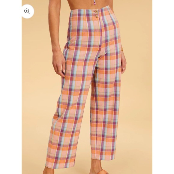 Pants - NWT Billabong‎ The Salty Blonde Break Point Plaid Pants Trousers Size 25 /26